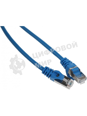 Патч-корд FTP Cablexpert cat.5e, 2м, литой, многожильный синий