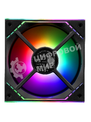 Вентилятор для корпуса Thermalright TL-M12-S (120x124x25мм, 4-pin PWM, ARGB, 47.6CFM, 23.2dBA, 1500RPM, черный)