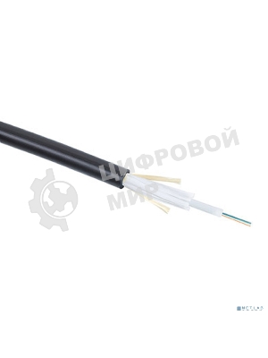 Кабель ВО Cabeus Loose tube, 8хОВ, OM3 50/125, PE, Ø 7,5мм, снаружи зданий, бронированный, черный, стойкий к УФ