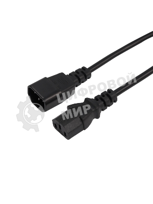 Шнур сетевой Rexant IEC 320 C13 – IEC 320 C14 3x1,0мм², 5 м