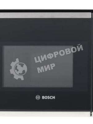 Встраиваемая микроволновая печь Bosch BFL524MS0 нержавеющая сталь, 20 л, 800 Вт, переключатели - поворотный механизм/сенсор