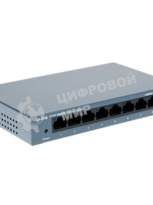Коммутатор TP-Link LS108G 8-портовый 10/100/1000 Мбит/с настольный коммутатор SMB