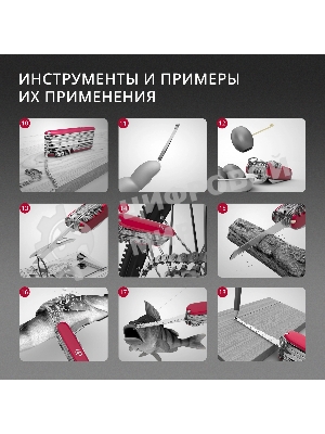 Нож перочинный Victorinox Evoke Alox (0.9411.D20) 136мм 5функц. красный подар.коробка