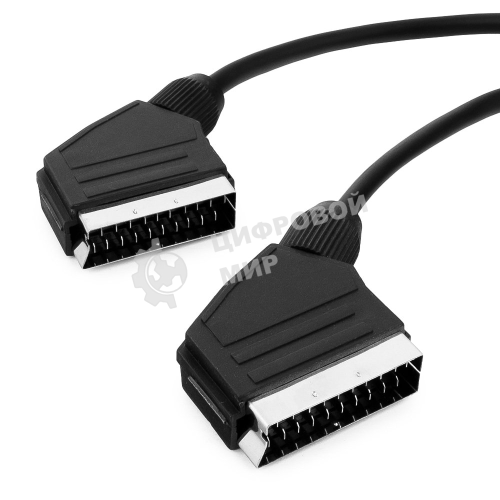 Кабель аудио/видео Gembird CCV-518, SCART/SCART, 21pin, 3м