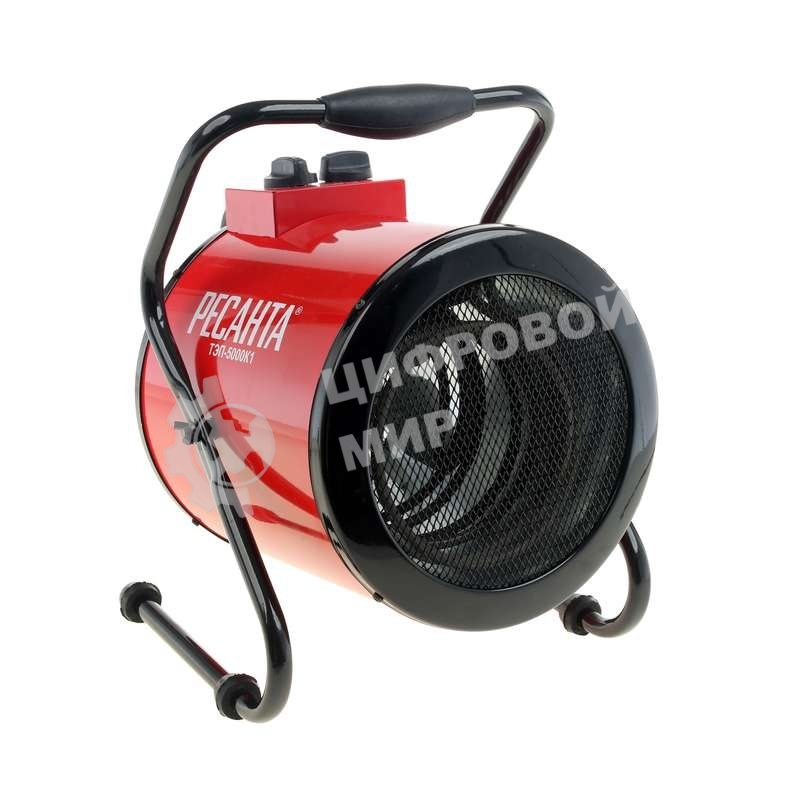 Тепловые пушки Ресанта ТЭП-5000К1 67/1/19 Тепловая электрическая пушка 5000/2500 Вт, 220/230 В, 8.5 кг