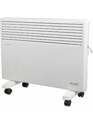 Конвектор электрический Ресанта ОК-1500Е белый, 1500 Вт, 15 м2, термостат, дисплей