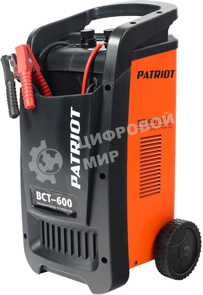 Устройство пуско-зарядное PATRIOT BCT-600 Start220В±15% 3300Вт 12/24В з/п88.0/500А 120-900А/ч 25к