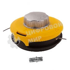 Катушка Denzel 96322 тримм. полуавтомат. легкая заправка лески гайка m10x1.25 винт m10-m10 алюм.кн