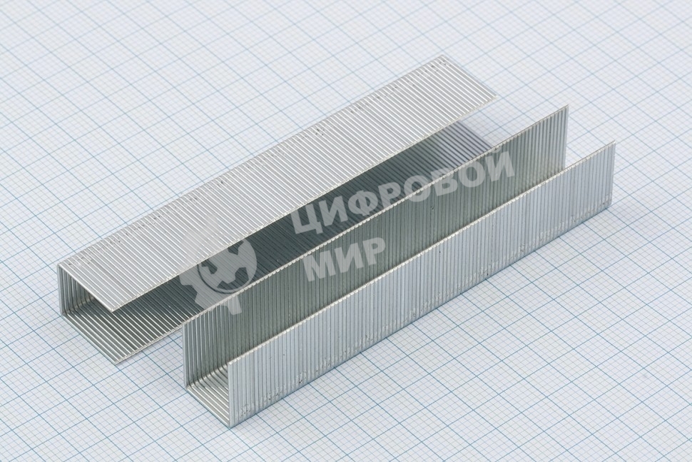 Скобы Gross 41714, 14 мм, для мебельного степлера, усиленные, тип 53, 1000 шт.