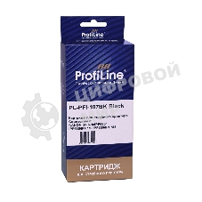 Картридж струйный ProfiLine PL-PFI-107BK для принтеров Canon IPF670/IPF680/IPF685/IPF770/IPF780/IPF785 с чернилами Black