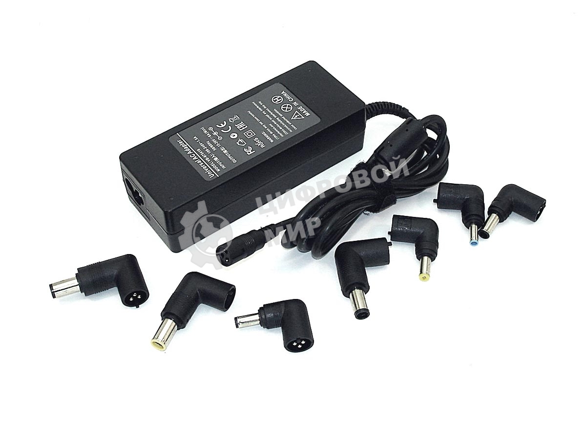 Универсальный блок питания (сетевой адаптер) VBparts VB-075410 для ноутбуков Trust Primo 15-20V 6A (Max) 90W с 7 насадками