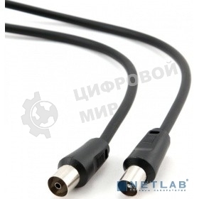 Кабель телевизионный Cablexpert, CCV-515-3M, Coaxial M/F, 3м