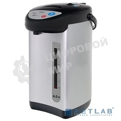 Термопот Mystery MTP-2452 4 л, 700 Вт, черный/серебристый