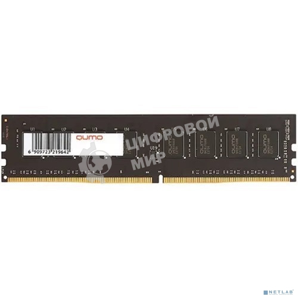 Оперативная память Qumo, DDR4, 8GB (1x8GB), 3200MHz, CL22, DIMM
