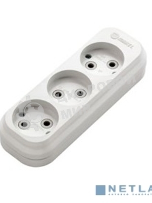 Колодка удлинителя Makel 3 гнезда без заземления