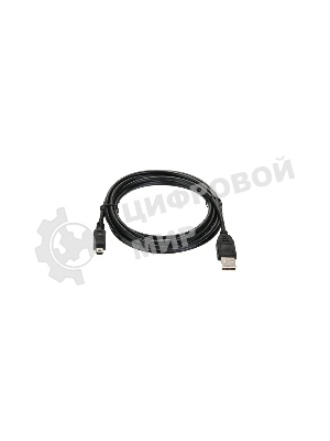 Кабель USB 2.0 A-->mini-B 5P (3,0м) черный, Telecom TC6911BK-3.0M