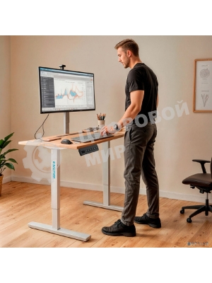 Подстолье электрическое с регулировкой по высоте Kromax OMEGA-30 white, 1 шт/уп. 710-1160 мм