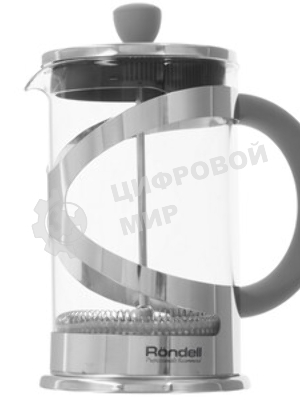 Френч-пресс0,6 л Rondell 838-RDS Crystal Grey