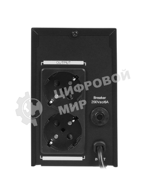 Источник бесперебойного питания ExeGate SpecialPro UNB-600.LED.AVR.EURO 600VA/360W, LED, AVR, 2 евророзетки, черный