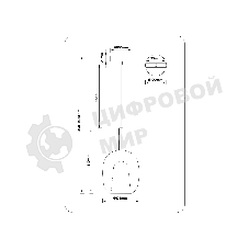 Подвесной светильник Ambrella light LH11121 BK/WH/CL черный/белый/прозрачный E27 max 60W D175*310