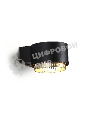 Светильник Ambrella light TN71299 BK/GD черный/золото GX53 max 12W 95*62*120