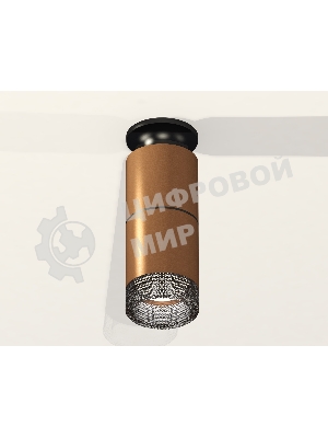 Светильник Ambrella Light XS6304171 SCF/PBK/BK кофе песок/черный полированный/тонированный MR16 GU5.3