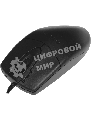 Мышь проводная A4Tech OP-620DS черный, 1200 dpi, USB Type-A, кнопки - 4