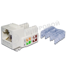 Модуль RJ45, кат.5е, белый
