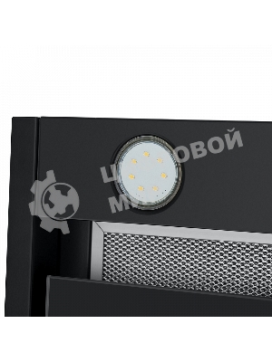 Вытяжка встраиваемая Maunfeld Fantasy Light 60 черная, 59.7 см, 800 куб. м/ч, 52 дБ