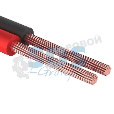 Кабель акустический Rexant 2х0,75 м м², красно-черный, мини-бухта 5 м