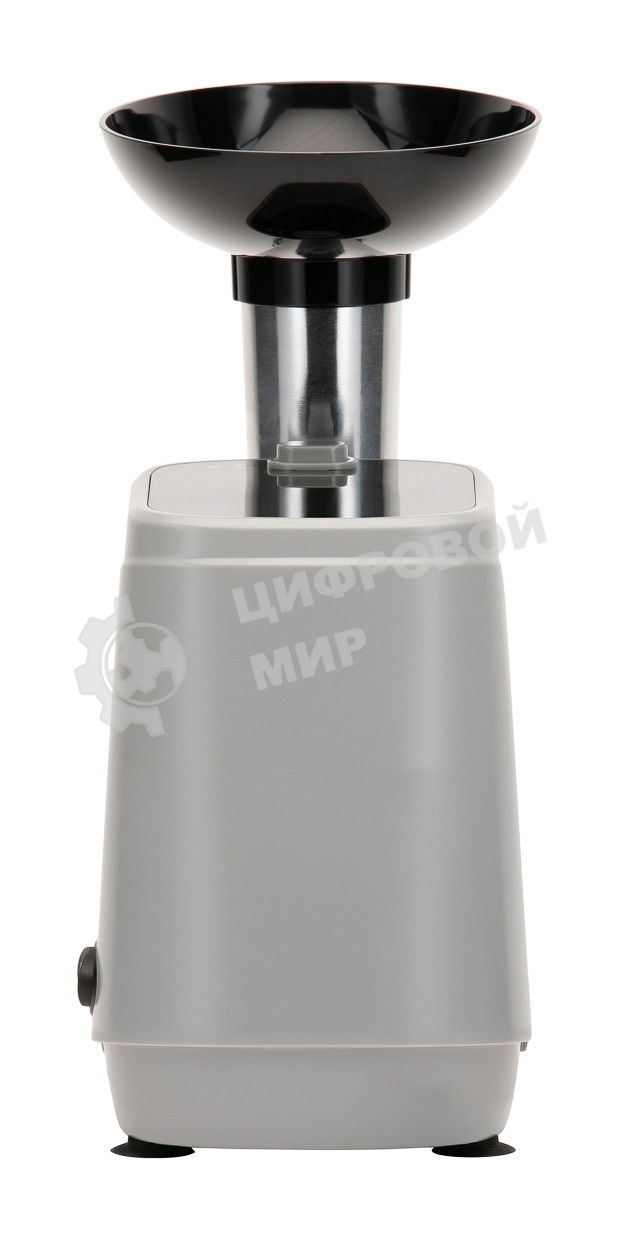 Мясорубка электрическая Hyundai HY-MG4391 серый, 1900 Вт, 2.4 кг/мин, реверс, защита от перегрузки, насадки - 4