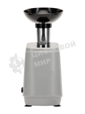 Мясорубка электрическая Hyundai HY-MG4391 серый, 1900 Вт, 2.4 кг/мин, реверс, защита от перегрузки, насадки - 4