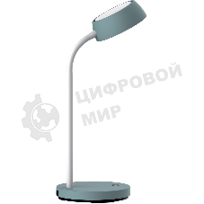 Светильник настольный Gauss Qplus модель GTL602 8W 600lm 4000K 170-265V бирюзовый диммируемый LED 1/8