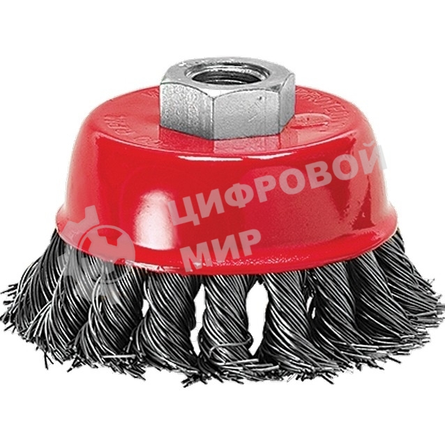 Щетка Matrix для УШМ, 75 мм, М14, 