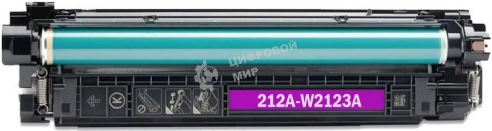 Картридж лазерный G&G 212A GG-W2123A пурпурный (4500 стр.) для HP Color LJ M554/M555/578 Enterprise