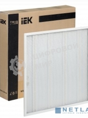 Светильник светодиодный ДВО IEK LDVO2-6571-45-4000-K01 6571-P 45Вт 4000К 595х595х20 призма аналог люм.свет. 4х18 накладных или в потолок Армстронг