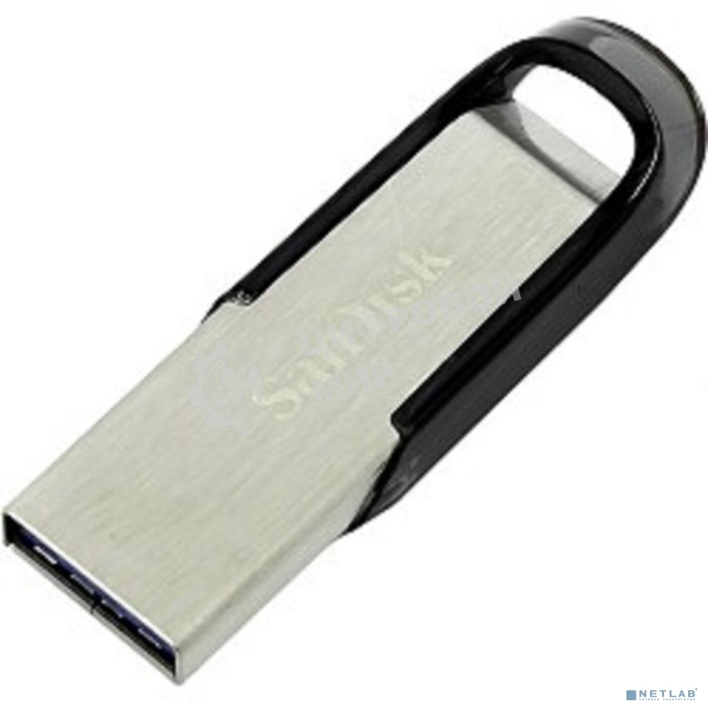 Флешка USB Sandisk 64Gb Cruzer Ultra Flair SDCZ73-064G-G46 USB 3.0 серебристый/черный