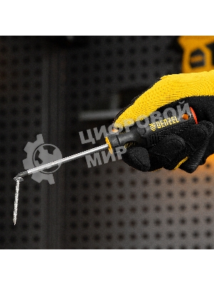 Отвертка Denzel PH1х100 мм, S2, 3к рукоятка