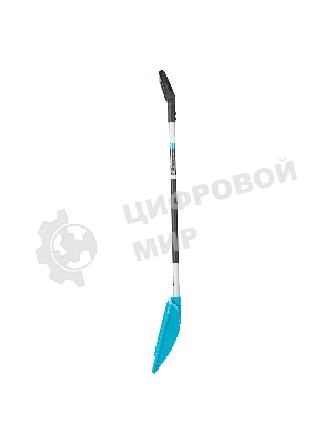 Лопата-скрепер для уборки снега Palisad полипропилен,550х340х1450 мм,алюминиевый черенок, ПВХ, LUXE