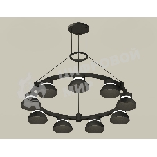 Светильник Ambrella light XR92051701/9 SBK/FR черный песок/белый матовый GX53 (A9205, C9242, N8141)