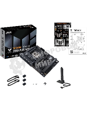 Материнская плата ASUS TUF GAMING Z890-PLUS WIFI, LGA1851, Intel Z890, 4xDDR5, 4xSATA, 4xM.2, 1xPCIe 5.0 x16, DisplayPort, HDMI, USB Type-C, 1x2.5Gb LAN, Thunderbolt, 5x3.5 мм, 7.1, ATX