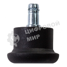 Набор заглушек для кресел Бюрократ FootSet35 черный для паркета/ламината