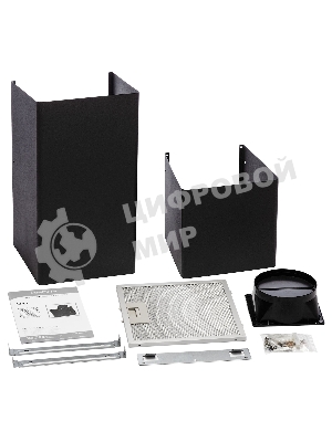 Вытяжка наклонная KRONA Liva 600 S черный, 60 см, 715 куб. м/ч, 52 дБ