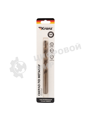 Сверло по металлу Kranz 10 мм 