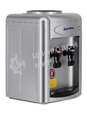 Кулер для воды Aqua Work 0.7-TDR, верхняя загрузка, нагрев 95 °С, охлаждение 12 °С, серебристый
