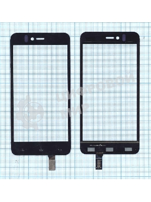 Сенсорное стекло (тачскрин) для Fly IQ YZ-CTP467(GN C620)-FPC, черное