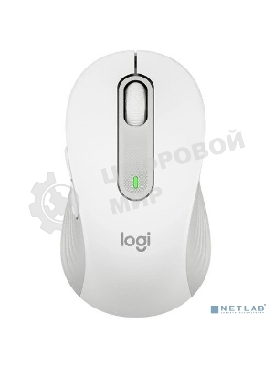 Мышь беспроводная Logitech Signature M650 белый, 4000 dpi, радиоканал, Bluetooth, USB, кнопки - 5