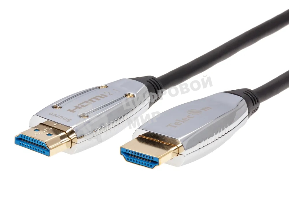 Кабель Активный оптический кабель HDMI 19M/M,ver. 2.1, 8K@60 Hz 5m Telecom TCG2120-5M