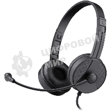 Гарнитура проводная Defender Tune 160 (черный, провод 1.8 м)