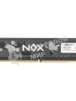 Оперативная память Apacer Nox, DDR5, 16Gb (1x16 GB), 6000 MHz, CL40, DIMM, радиатор, черный